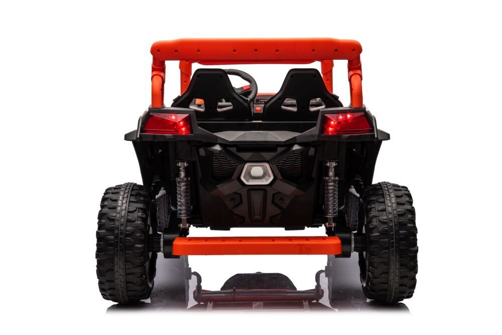 Kaksinkertainen sähköinen lastenvaunu NEL-913 4x4 24V, oranssi hinta ja tiedot | Lasten sähköautot | hobbyhall.fi