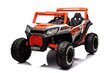 Kaksinkertainen sähköinen lastenvaunu NEL-913 4x4 24V, oranssi hinta ja tiedot | Lasten sähköautot | hobbyhall.fi