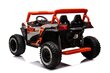 Kaksinkertainen sähköinen lastenvaunu NEL-913 4x4 24V, oranssi hinta ja tiedot | Lasten sähköautot | hobbyhall.fi