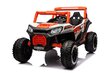 Kaksinkertainen sähköinen lastenvaunu NEL-913 4x4 24V, oranssi hinta ja tiedot | Lasten sähköautot | hobbyhall.fi