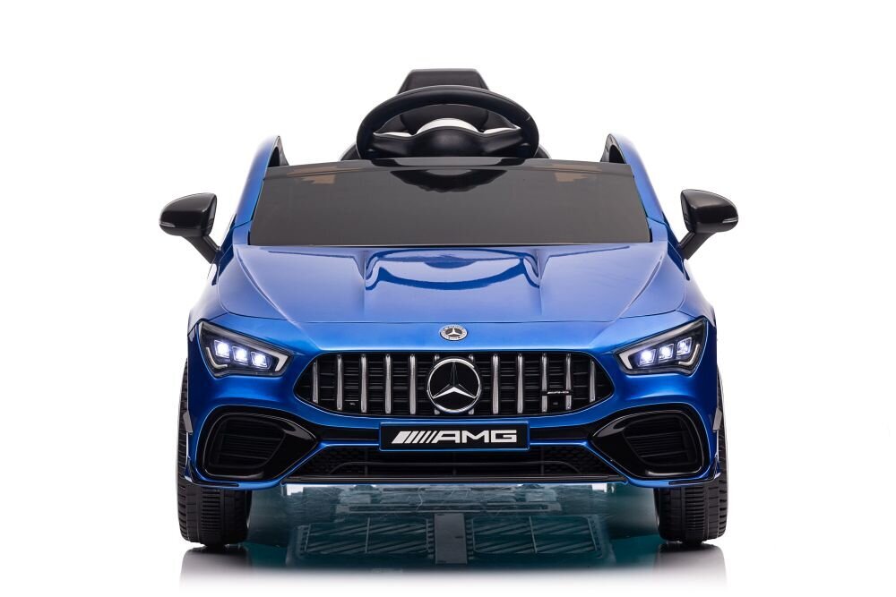 Yksipaikkainen sähköauto lapsille Mercedes CLA 45s AMG 4x4, sininen hinta ja tiedot | Lasten sähköautot | hobbyhall.fi