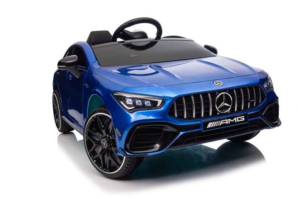 Yksipaikkainen sähköauto lapsille Mercedes CLA 45s AMG 4x4, sininen hinta ja tiedot | Lasten sähköautot | hobbyhall.fi