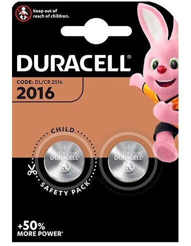 Paristot DURACELL 2016, 2 kpl. x 1 pakkaus paketti hinta ja tiedot | Paristot | hobbyhall.fi