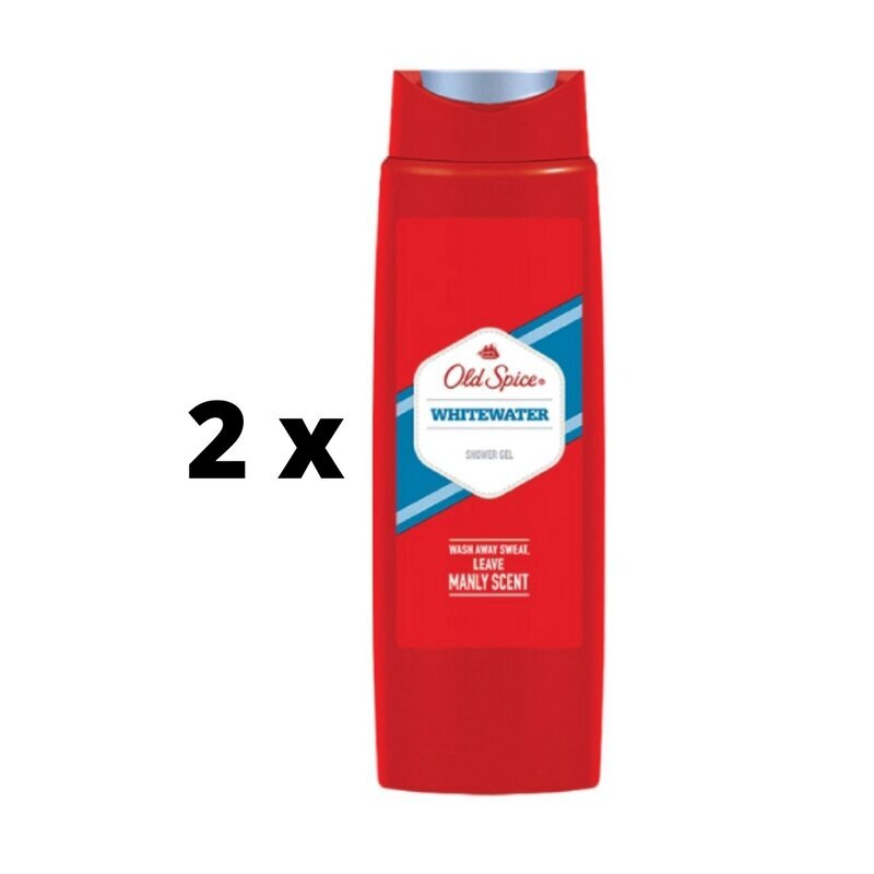 Suihkugeeli Old spice White Water, 250 ml, 2 kpl. hinta ja tiedot | Suihkusaippuat ja suihkugeelit | hobbyhall.fi