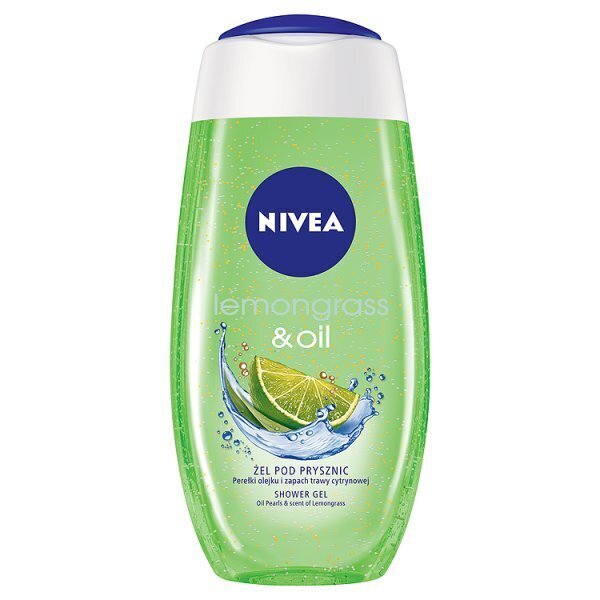 Suihkugeeli Nivea Oil&Lemon, 6 x 250 ml hinta ja tiedot | Suihkusaippuat ja suihkugeelit | hobbyhall.fi