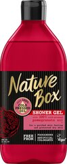 Suihkugeeli Nature Box Granaattiomena, 3 x 385 ml hinta ja tiedot | Suihkusaippuat ja suihkugeelit | hobbyhall.fi