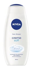 Suihkugeeli Nivea Creme Soft, 6 x 500 ml hinta ja tiedot | Suihkusaippuat ja suihkugeelit | hobbyhall.fi