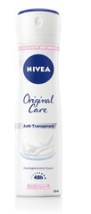 Nivea, Original Care, 48h Deodorantti, 150 ml hinta ja tiedot | Deodorantit | hobbyhall.fi