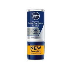 Nivea Miesten Derma Dry Control Antiperspirantti pallosen muodossa, 50 ml hinta ja tiedot | Deodorantit | hobbyhall.fi