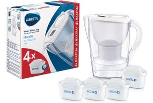 Brita Marella ja Maxtra+, 4 kpl hinta ja tiedot | Veden suodatinkannut ja suodattimet | hobbyhall.fi