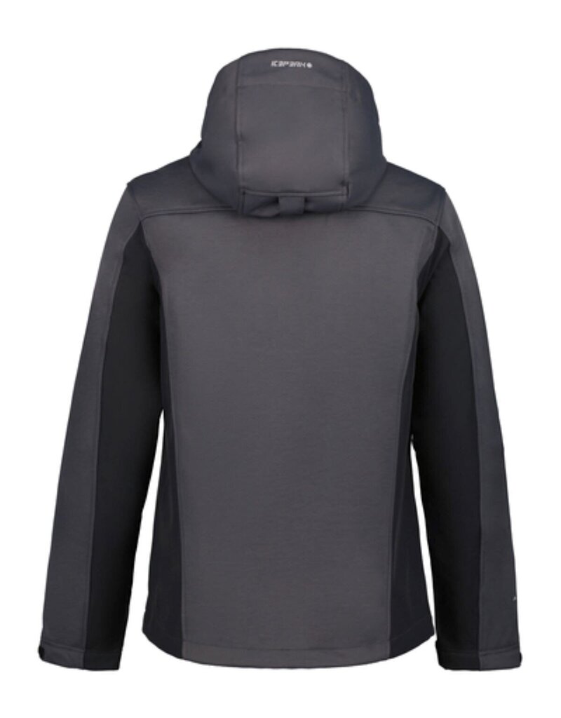 Icepeak miesten softshell-takki Bazine 57973-2*270, harmaa/musta hinta ja tiedot | Miesten ulkoilutakit | hobbyhall.fi