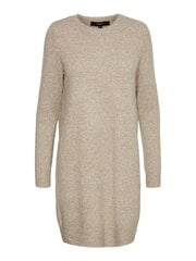 Vero Moda naisten neulemekko 10215523*03, beige/sep hinta ja tiedot | Mekot | hobbyhall.fi