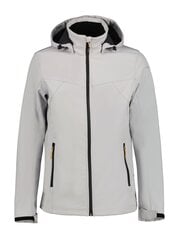 Icepeak miesten softshell-takki Brimfield 57970-2*220, vaalean harmaa hinta ja tiedot | Miesten ulkoilutakit | hobbyhall.fi