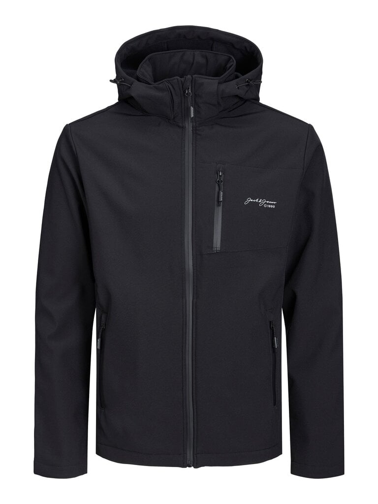 Jack & Jones miesten softshell-takki 12223149*01, musta hinta ja tiedot | Miesten ulkoilutakit | hobbyhall.fi