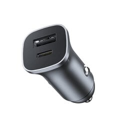 Mini Auto Laturi UGREEN 30780 CD130 2in1 USB Type-C USB-C för Iphone Ipad Android hinta ja tiedot | Puhelimen laturit | hobbyhall.fi