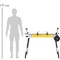 Pöytäjalusta taittosahalle, MSW SAW STAND 1EPO1, enintään 150 kg, 1160-2760 mm. hinta ja tiedot | Sahat ja sirkkelit | hobbyhall.fi