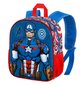 Reppu Captain America, 31x26x11cm hinta ja tiedot | Koulureput ja -laukut | hobbyhall.fi