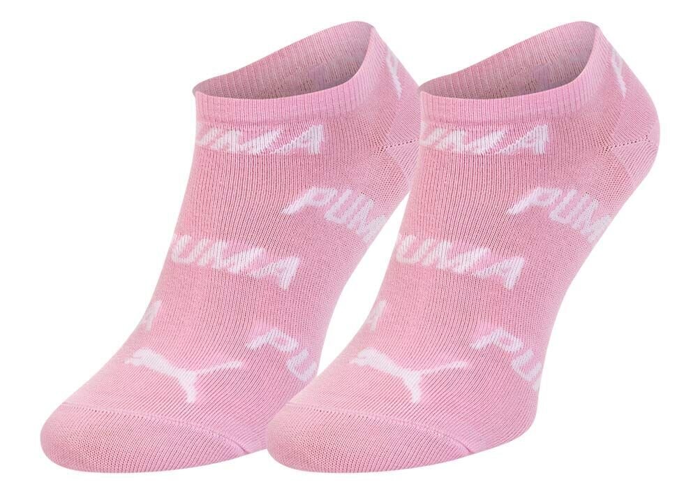 Puma naisten sukat, 2 paria Sneaker 907947*04, harmaa+pinkki hinta ja tiedot | Miesten sukat | hobbyhall.fi