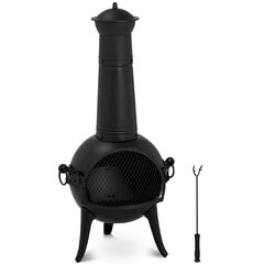 Teräksinen puutarhakamiina, Uniprodo UNI_G_CHIMNEY_041, 112 cm. hinta ja tiedot | Saumalistat | hobbyhall.fi