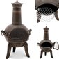 Puutarhatakkahella, valurauta, Uniprodo UNI_G_CHIMNEY_101, 90 cm. hinta ja tiedot | Saumalistat | hobbyhall.fi