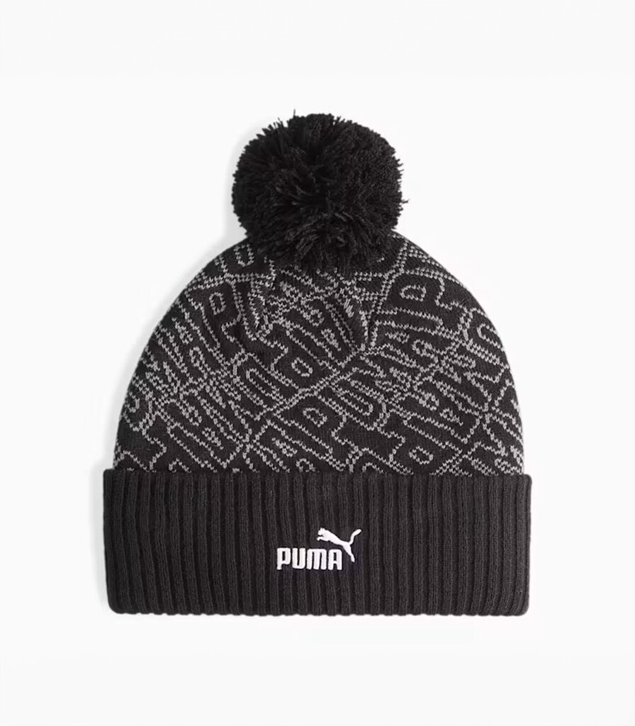 Puma miesten hattu 025469*01, musta/harmaa 4067981497805 hinta ja tiedot | Miesten hatut, huivit ja käsineet | hobbyhall.fi