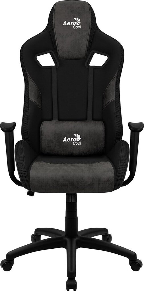 Pelituoli Aerocool COUNT AeroSuede, musta hinta ja tiedot | Toimistotuolit | hobbyhall.fi