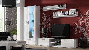 Vitriini Cama Meble Soho S6 2D2S, valkoinen hinta ja tiedot | Vitriinit | hobbyhall.fi