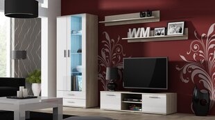 Indauja Cama Meble Sohowits6 DS/B, valkoinen hinta ja tiedot | Vitriinit | hobbyhall.fi