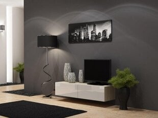 TV-taso Cama Meble Vigo, 30x140x40 cm, valkoinen hinta ja tiedot | TV-tasot | hobbyhall.fi