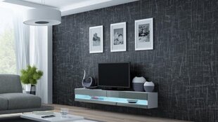 TV-taso Cama Meble Vigo, 180x30x40 cm, valkoinen hinta ja tiedot | TV-tasot | hobbyhall.fi