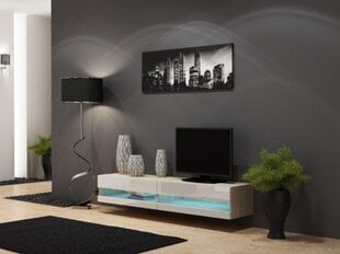 TV-taso Cama Meble Vigo New, 180x30x40 cm, ruskea hinta ja tiedot | TV-tasot | hobbyhall.fi