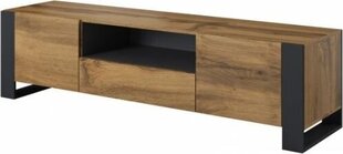 TV-taso Cama Meble Wood, 180x44x48, ruskea/harmaa hinta ja tiedot | TV-tasot | hobbyhall.fi