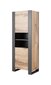 Kirjahylly Cama Meble Wood, 65x40x170,5 cm, ruskea/harmaa hinta ja tiedot | Hyllyt | hobbyhall.fi