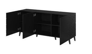 Komoda Cama Meble Nova, 155x40x72 cm, musta hinta ja tiedot | Lipastot | hobbyhall.fi