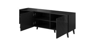 TV-taso Cama Meble Abeto, 150x42x52 cm, musta hinta ja tiedot | TV-tasot | hobbyhall.fi