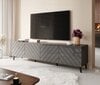 TV-taso Cama Meble Abeto, 200x42x52 cm, harmaa hinta ja tiedot | TV-tasot | hobbyhall.fi