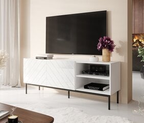 TV-taso Cama Meble Abeto, 150x42x60 cm, valkoinen hinta ja tiedot | TV-tasot | hobbyhall.fi