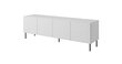 TV-taso Cama Meble Hole, 190x40,5x59,5 cm, valkoinen hinta ja tiedot | TV-tasot | hobbyhall.fi