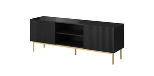 TV-taso Cama Meble Pafos, 150x40x60 cm, musta hinta ja tiedot | TV-tasot | hobbyhall.fi