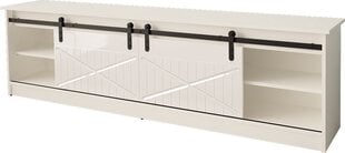 TV-taso Cama Meble Granero, 200x56,7x35 cm, valkoinen hinta ja tiedot | TV-tasot | hobbyhall.fi