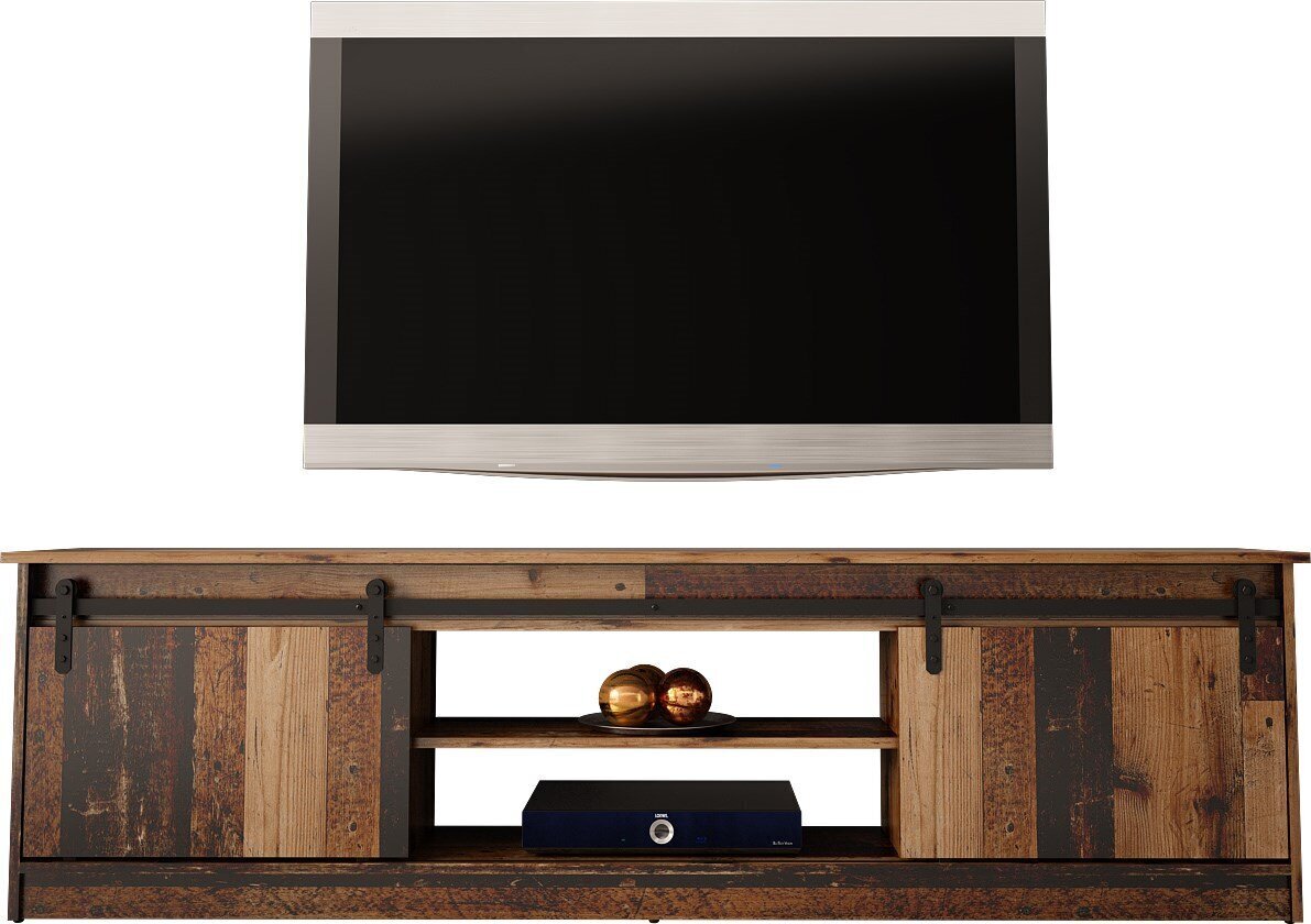 TV-taso Cama Meble Granero, 200x56,7x35 cm, ruskea hinta ja tiedot | TV-tasot | hobbyhall.fi