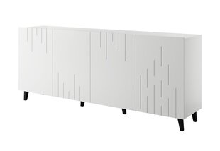 Lipasto Cama Meble Bari, 200x42x82 cm, valkoinen hinta ja tiedot | Lipastot | hobbyhall.fi