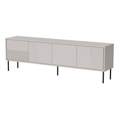 TV-taso Cama Meble Abi 4D, 200x38x62 cm, hiekanvärinen hinta ja tiedot | TV-tasot | hobbyhall.fi