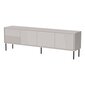 TV-taso Cama Meble Abi 4D, 200x38x62 cm, hiekanvärinen hinta ja tiedot | TV-tasot | hobbyhall.fi