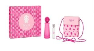 Tous Kids Girl Eau De Toilette Set lasten hajuvesisetti: EDT, 100 ml + EDT, 15 ml + käsilaukku hinta ja tiedot | Lasten hajusteet | hobbyhall.fi