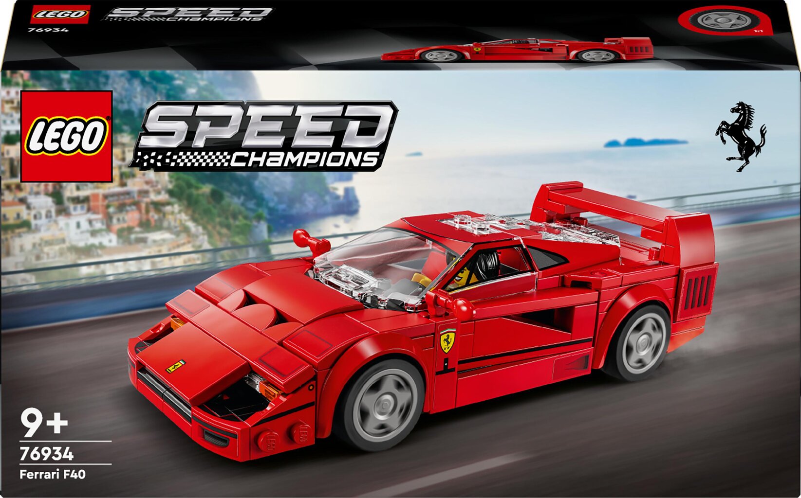 76934 LEGO® Speed ​​​​Champions Ferrari F40 Supercar, 318 osaa hinta ja tiedot | LEGOT ja rakennuslelut | hobbyhall.fi