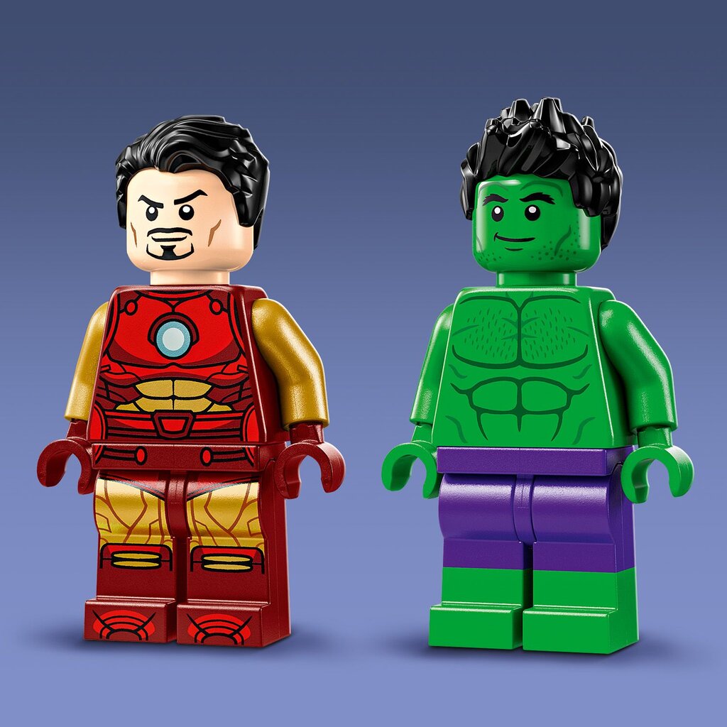 76287 LEGO® Marvel Iron Man moottoripyörän ja Hulkin kanssa, 68 osaa hinta ja tiedot | LEGOT ja rakennuslelut | hobbyhall.fi