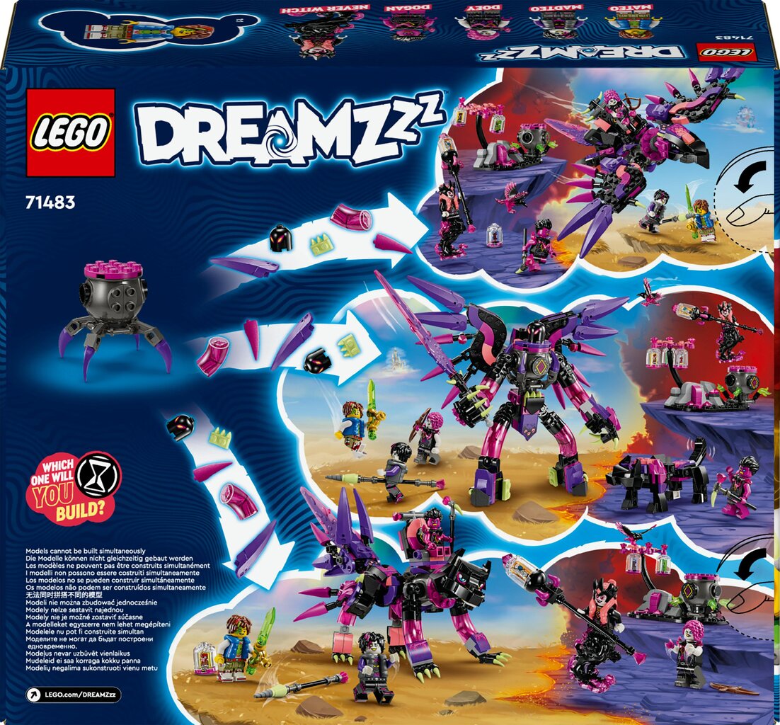 71483 LEGO® Dreamzzz Creatures from Never Witch Nightmares, 457 osaa hinta ja tiedot | LEGOT ja rakennuslelut | hobbyhall.fi