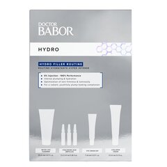 Kosteuttava Babor Hydro Filler Routine Set: kasvojen pesu, 20 ml + hyaluronihappoampullit, 6 ml + silmänympärysvoide, 7 ml + kasvovoide, 15 ml hinta ja tiedot | Kasvovoiteet | hobbyhall.fi