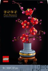 10369 LEGO® Botanical Collection Plum Blossom, 327 osaa hinta ja tiedot | LEGOT ja rakennuslelut | hobbyhall.fi